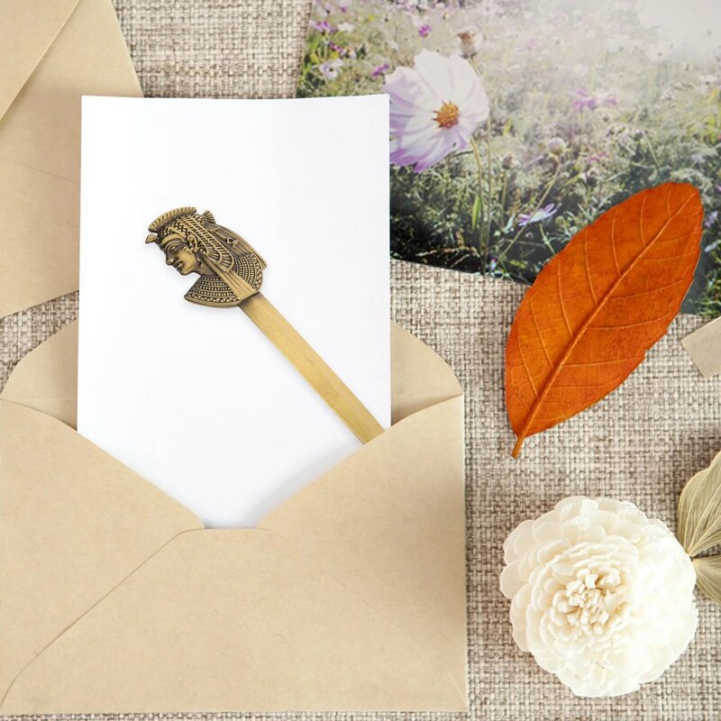 Vintage Envelopes Openers Letter Opener Security Envelopes Openers Cut Paper For Metal Zinc Alloy Letter Cutter  13.5x3.5cm