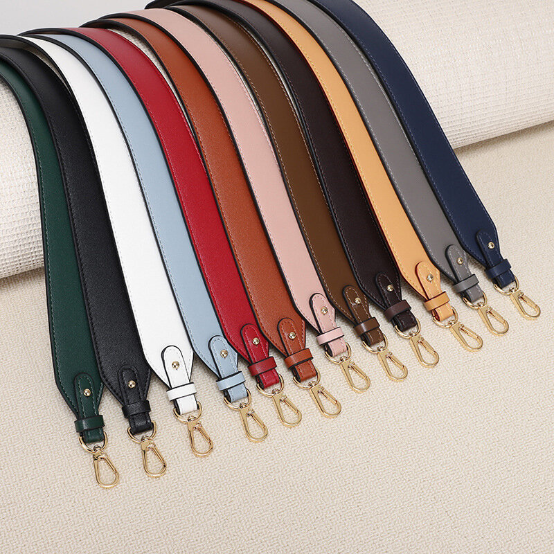 61CM Short Shoulder Strap Solid Color PU Leather Armpit Bag Strap Fashion Belt Bag Handle Straps Replacement Belts Free Shipping