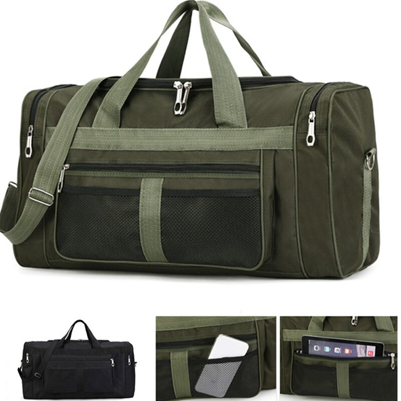 WOMEN'S Travel Bag Black Multifunctional Bag Yoga Fitness Clothes Luggage Men Large Capacity Handbag Gift
