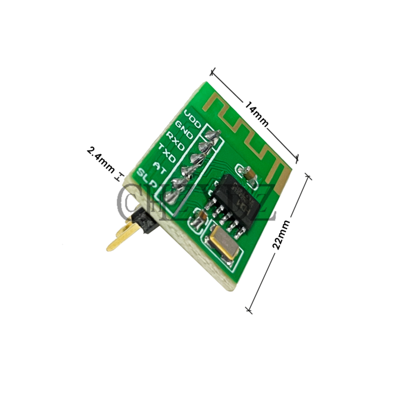 BLE UART Chip de Transmissão Transparente, 100m Distância, 2 pcs por lote, 5pcs por lote