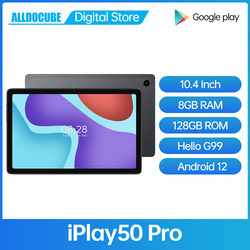 Планшет Alldocube iPlay50 Pro, 10,4 дюйма, 2K, Helio G99, Android 12, 8 + 128 ГБ, lte