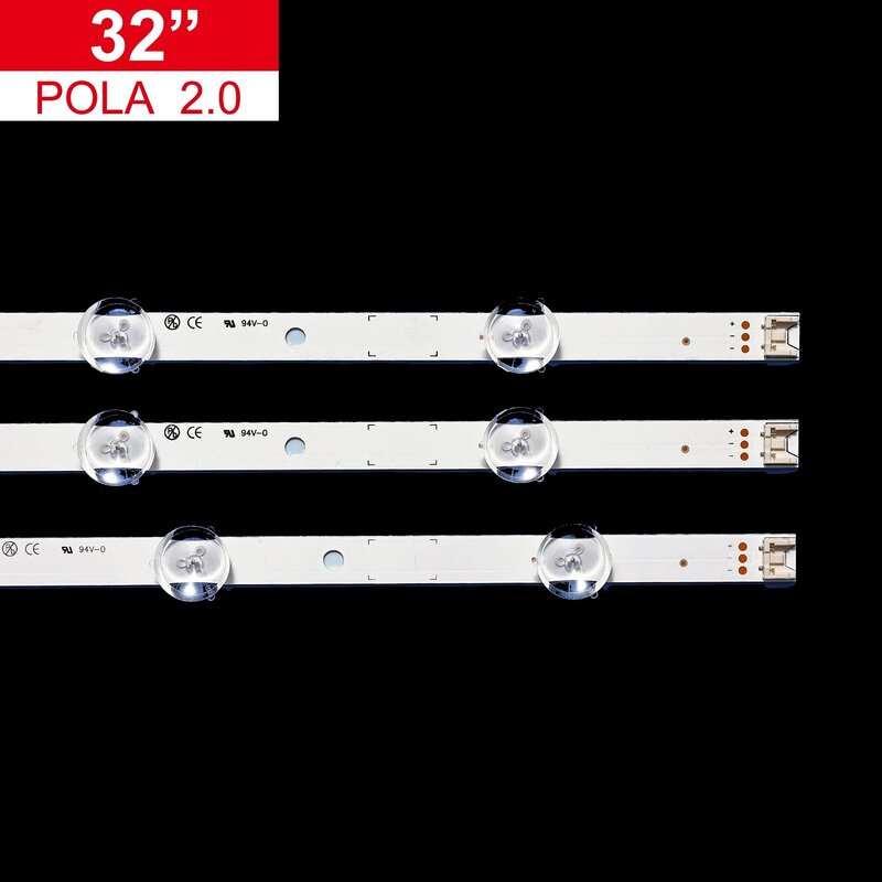 10 Set strip lampu latar LED untuk LG TIRA DE LED TV 32 "TV uot pola2.0 32ln54 strip 32LN5707 HC320DXN-VHFPA-21XX