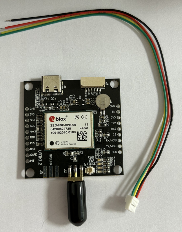 ZED-F9P-02B-00 module de positionnement différentiel au niveau du centimètre RTK module de navigation GPS nouveau récepteur d'alimentation carte GNSS