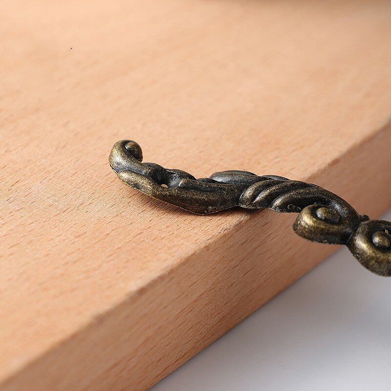 1 шт., деревянная ручка для ящика, из цинкового сплава