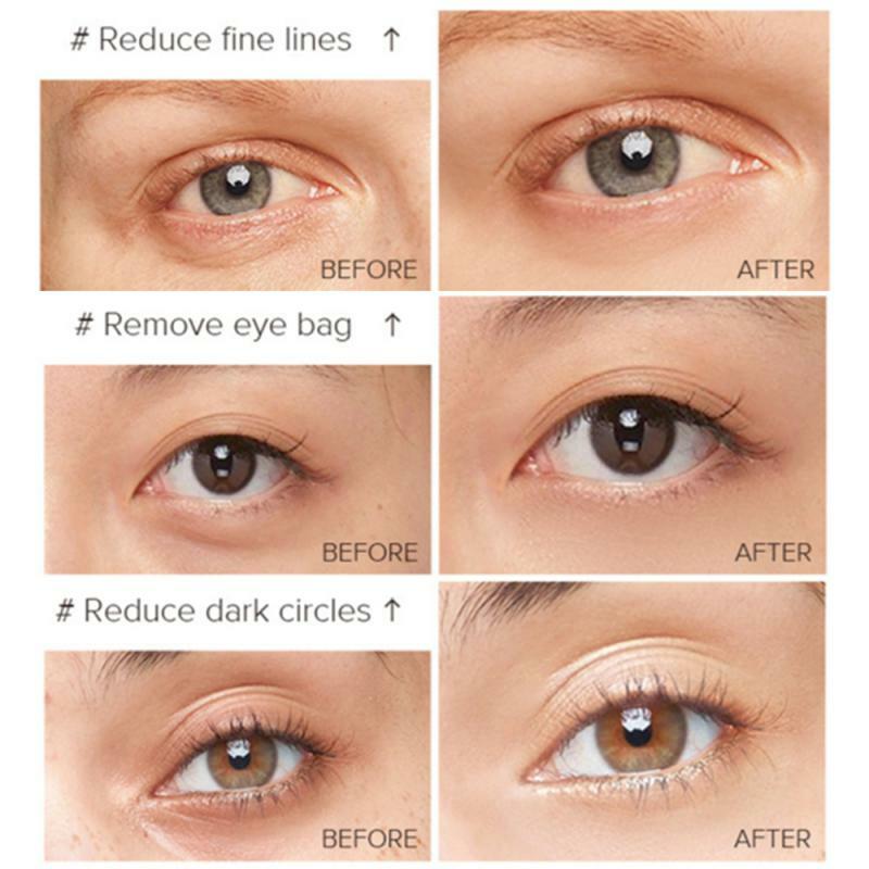 2/60Pcs kolagen z kwasu hialuronowego maska na oczy kryształu płatki pod oczy przeciwzmarszczkowy Anti-Aging usuwania ciemne koła produkty do pielęgnacji skóry