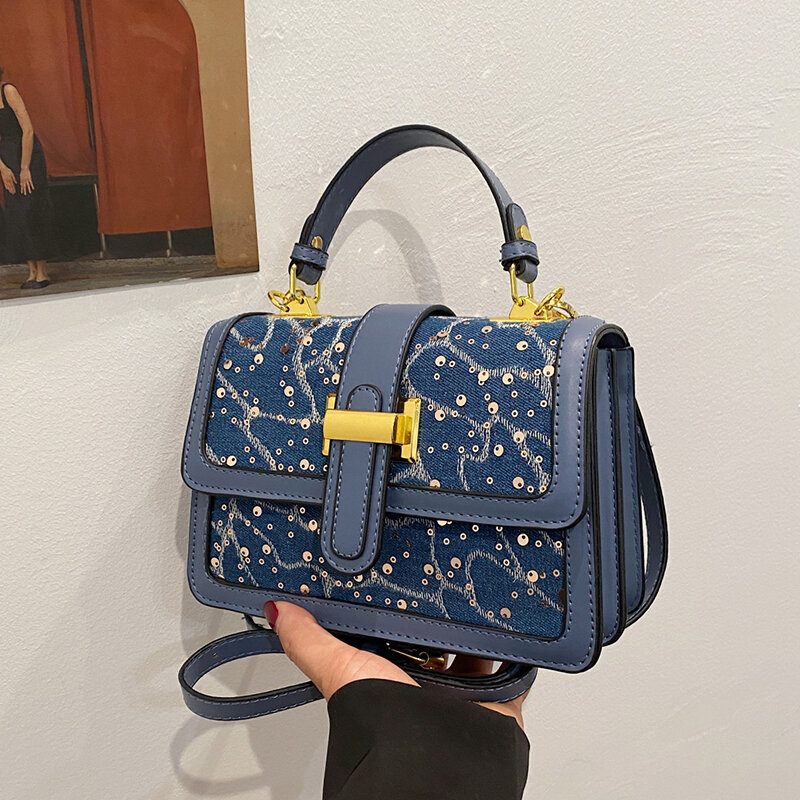 2024 винтажная маленькая сумочка и кошелек, дизайнерская женская сумка на плечо, универсальная квадратная сумка-мессенджер с клапаном, женские сумки с ручками сверху