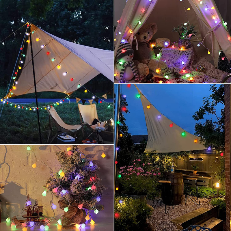 3M 6M 10M USB Battery Power LED Outdoor Party Christmas Wedding Decor Fairy Lights Light per Garden Yard lampeggiante String