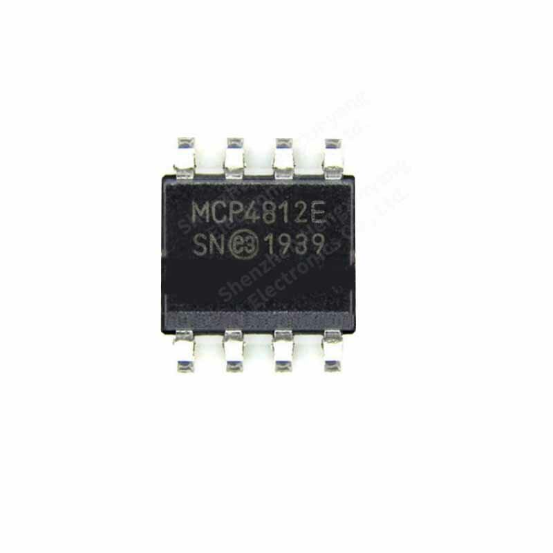 Pacote de microcontrolador de chip único, MCP4812-E, SOP-8, 5pcs