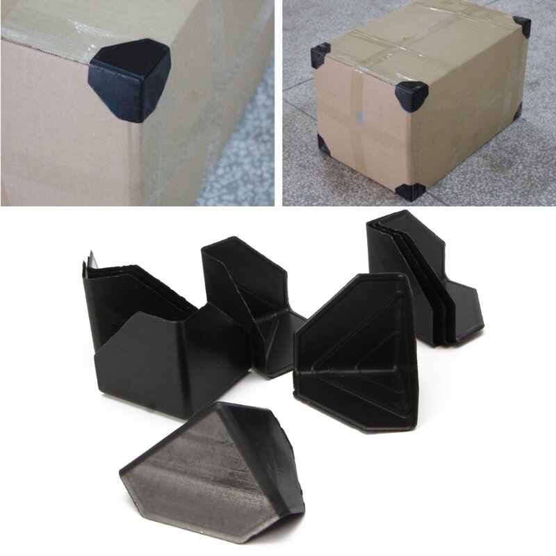 Protetor canto plástico resistente protetores borda da embalagem 10 pces para a caixa, caixas, empacotamento da