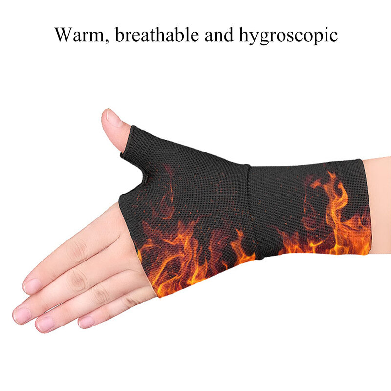 1Pair Compression Arthritis Gloves, Wrist & Thumb Support Sleeve for Unisex, Perfect for Carpal Tunnel, Wrist Pain & Fatigue
