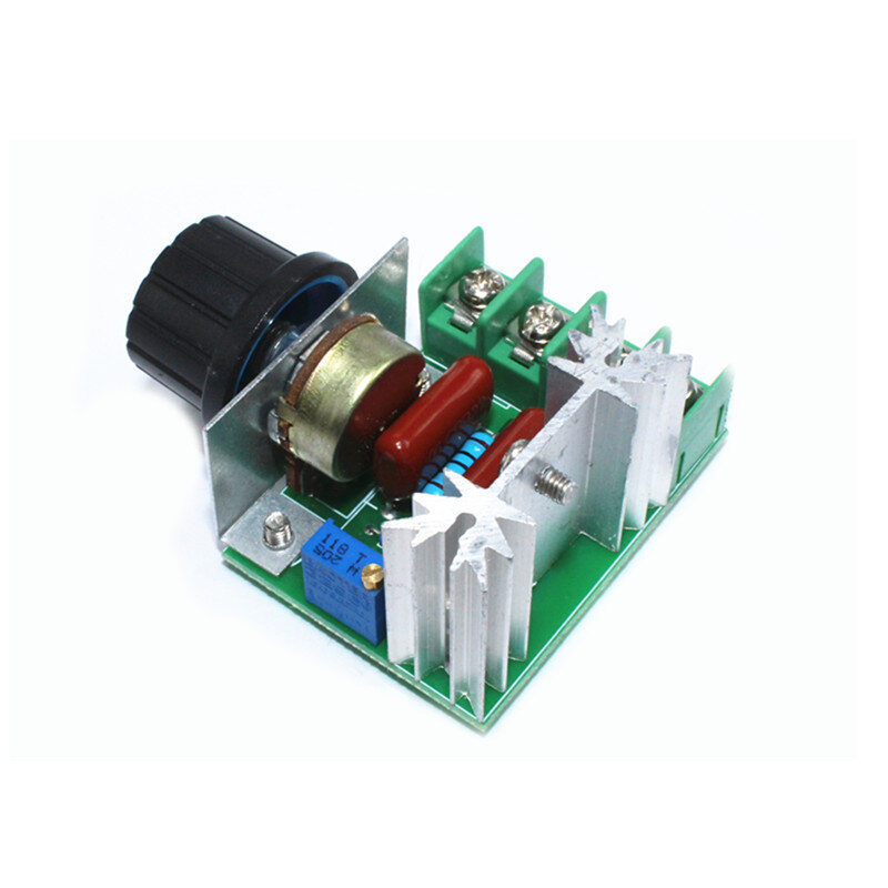 2000W thyristor governor motor 220V high power electronic voltage regulator dimming temperature and speed regulation module