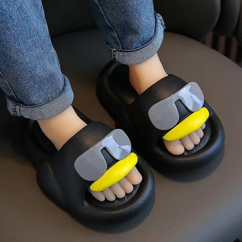 Letnie kapcie dziecięce dziecięce śliczne kryty slajdy domowe antypoślizgowe buty łazienkowe miękkie sandały plażowe kapcie chłopcy dziewczęta klapki japonki