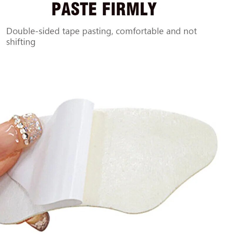 High Viscosity Heel Sticker Anti Wear Transparent Foot Invisible  Thin Silicone Heel Inserts Comfortable High Heels Patch