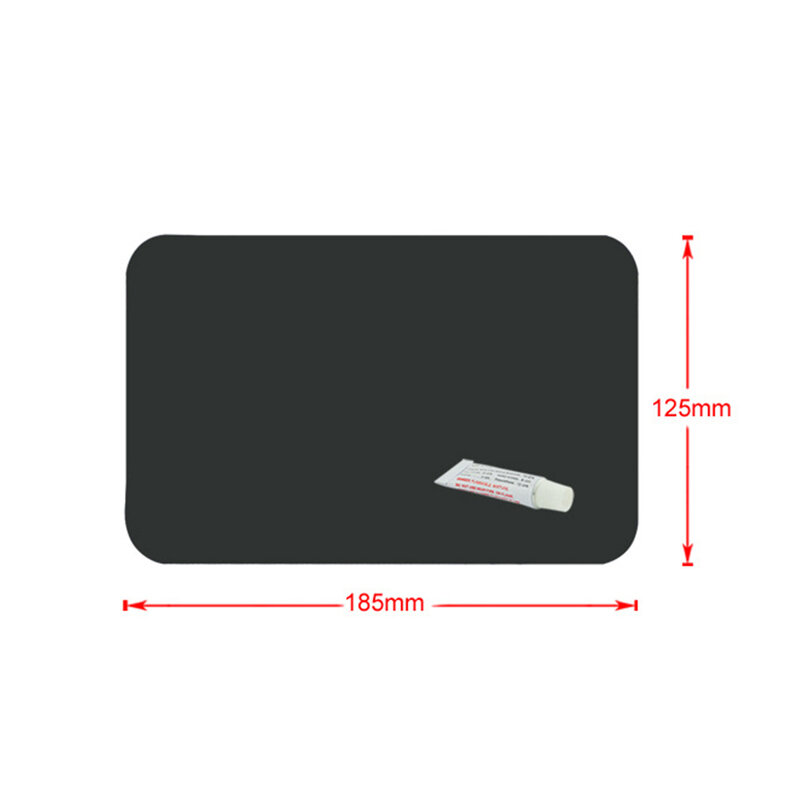 팽창식 플라스틱 보트 카약 수리 패치 키트, 내구성 접착제 포함, 야외 수리 패치, 185*125mm