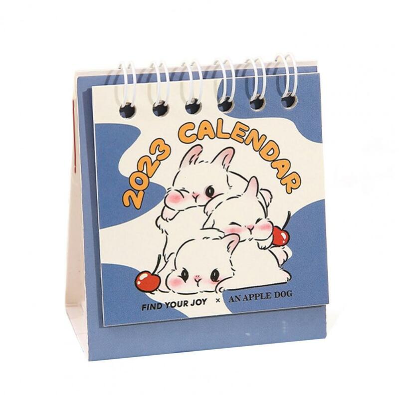 Schule Liefert Ausgezeichnete 2023 Cartoon Kaninchen Täglichen Zeitplan Tisch Planer Starke Papier Tisch Kalender Stabile Hause Liefert