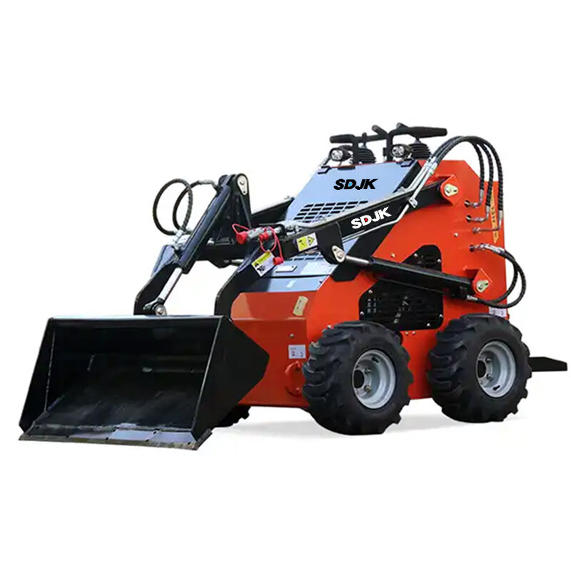 Agricultural machinery mini wheel crawler skid steer loader small electric skid steer loader Customized Price JKL-480 for sale