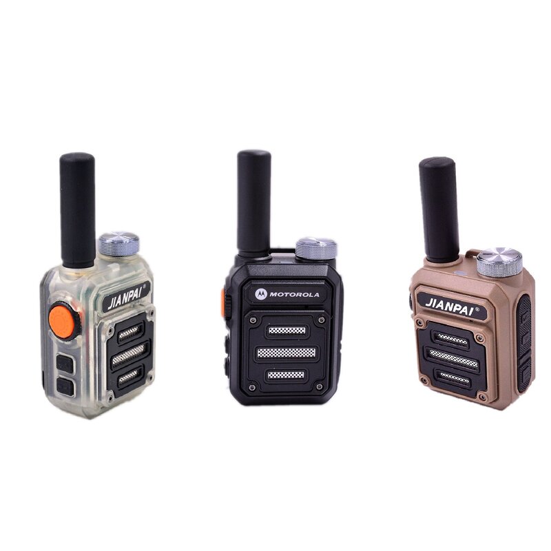 Jianpai G63 Mini Walkie Talkie USB C UHF 400-480 Mhz Fast Scan Copy Scrambler Encrypt Pocket Wireless FM Radio Communication