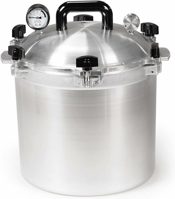 All American 1930: 21.5qt Pressure Cooker/Canner (The 921) - Exclusive Metal-to-Metal Sealing System - Easy to Open & Close