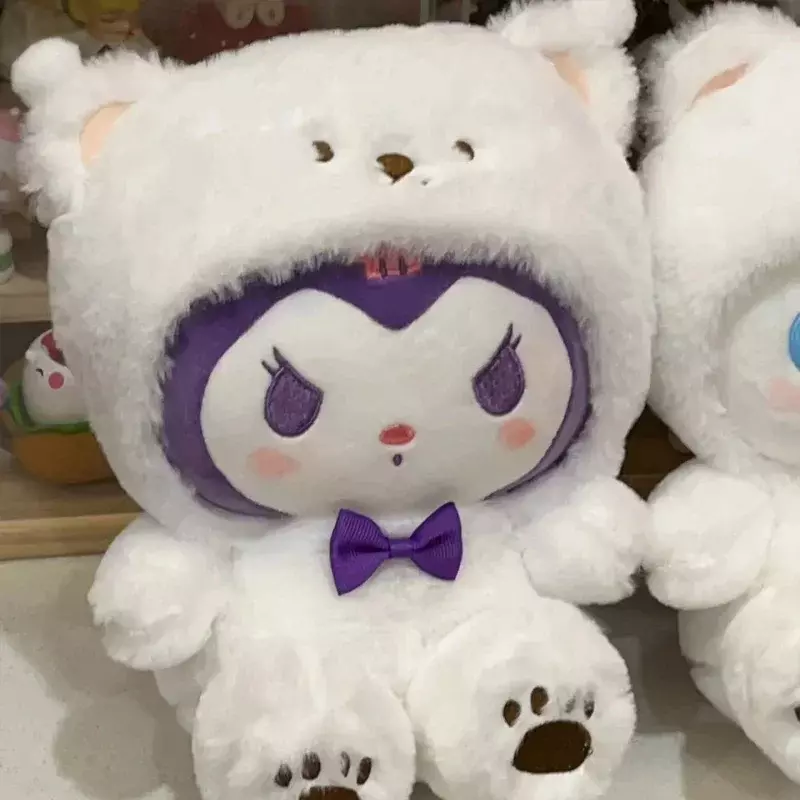 20CM Sanrio Plushies Hello Kitty Cinnamonroll Kuromi Pochacco Stuffed Plush Doll Cos Bear Cute Toys Children Birthday Gifts