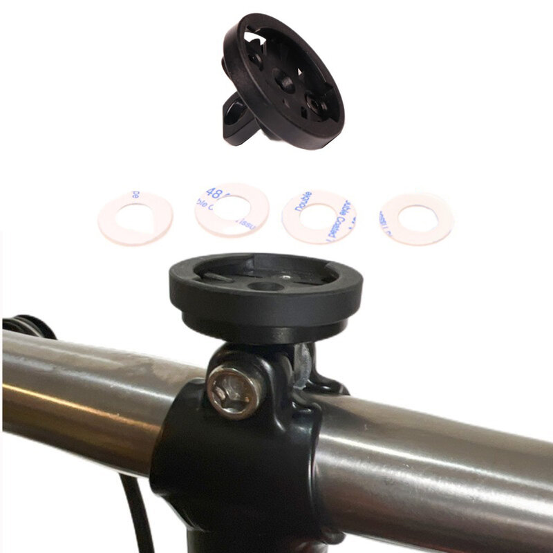 BROMPBOU- Support pour ordinateur de vélo Garmin, 4 pièces, base de fixation pour montre à code, rondelle, odomcirculation, rapide