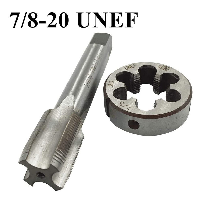 HSS 7/8-20 UNEF Tap & 7/8-20 UNEF Die Right Hand 113,4 мм длина 44,8 мм Диаметр 12,6 мм высота высокое качество набор инструментов с рукояткой
