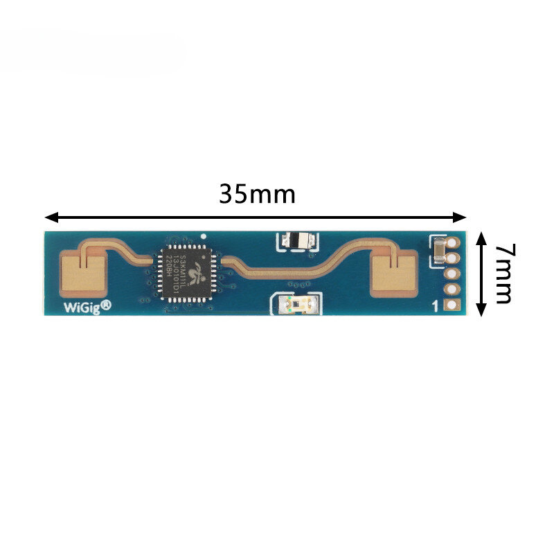 HLK-LD2410B FMCW 스마트 인간 존재 상태 감지 레이더 심박수 감지 센서 모듈, 고감도 듀폰 케이블, 24G