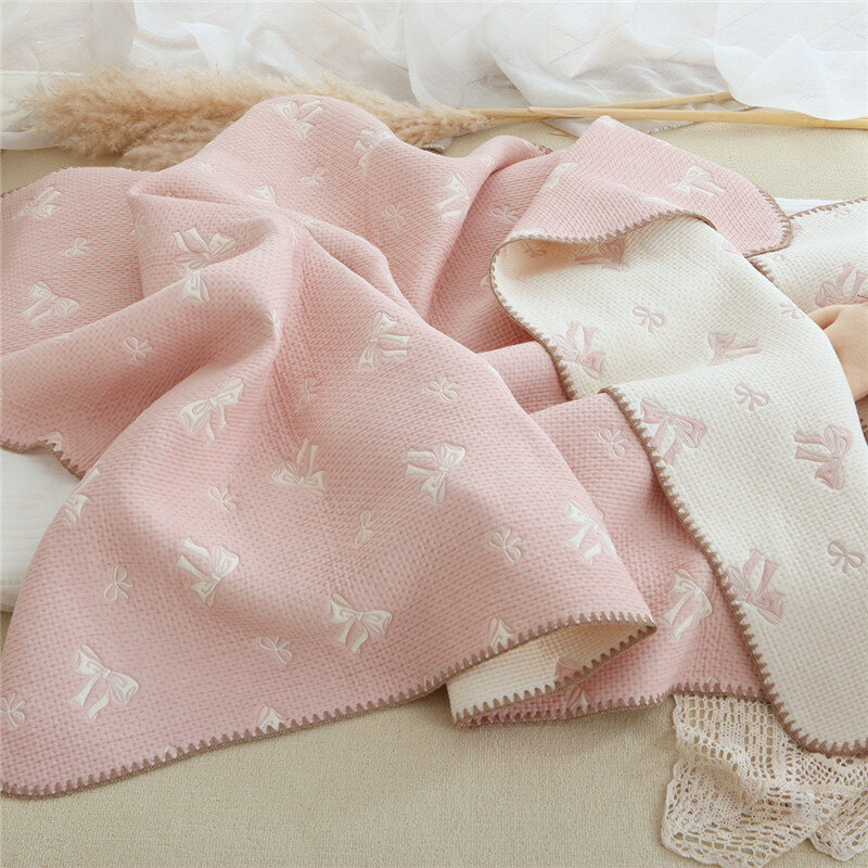 ผ้าห่อตัวเด็กผ้าหุ้มตัวเด็กแรกเกิดโซฟาผ้าห่มนุ่มระบายอากาศได้ดีผ้าฝ้าย100% เปลรถเข็นเด็กได้รับผ้าห่มผ้าปูที่นอน