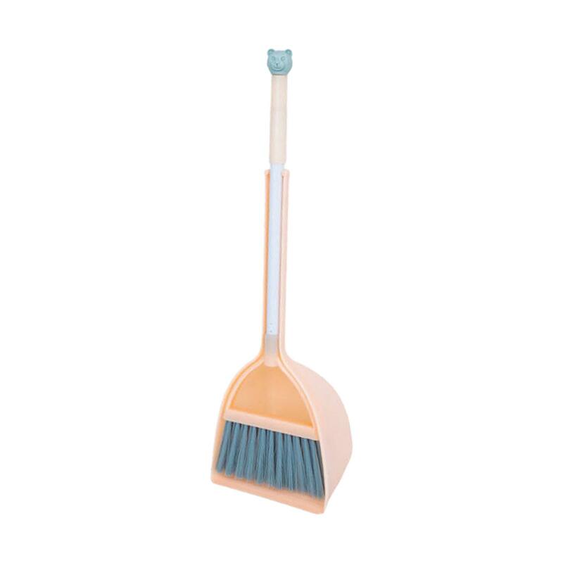 Household Mini Kid Broom and Dustpan Set Birthday Gifts Housekeeping Play Set Children Sweeping House Cleaning Toy Set for Girls