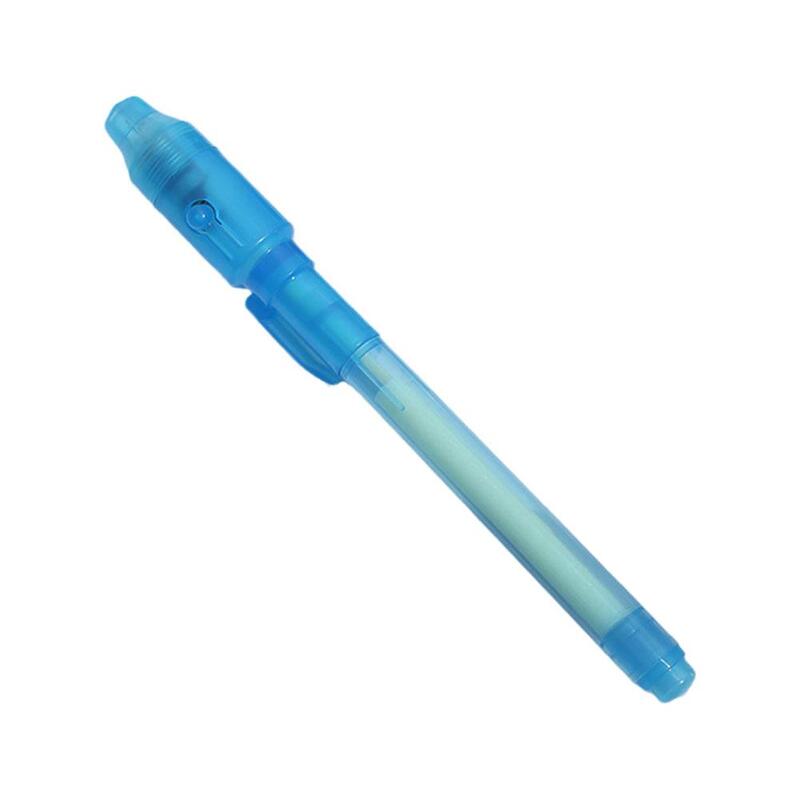 Bolígrafo fluorescente Invisible con luz Led para niños, pluma de tinta de papelería creativa, juguetes educativos de aprendizaje, Z6A7
