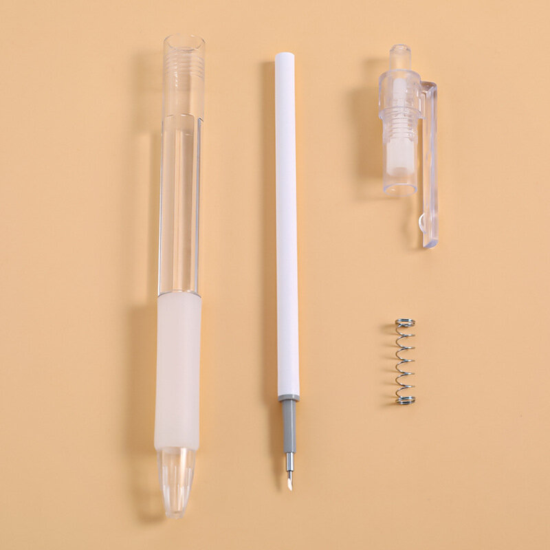 Naciśnij ołówek nóż kreatywny papier Cutter 60 stopni mały nóż głowy Student ręcznie konto naklejki nóż do rzeźbienia