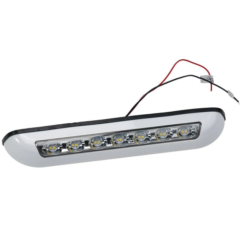 إضاءة RV LED للأسلاك ، عالية الجودة ، مقاومة للماء ، أبيض ، أحمر ، أسود ، 8 واط ، 10 ليد ، IP67 ،-40-65 ℃ ، 12 فولت ، RV ، علامة تجارية جديدة