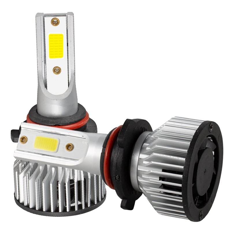 Kit de faros LED de haz Alto y Bajo, bombillas 9005/HB3, 4000W, 30000LM, blanco, 6500K, 2 uds.