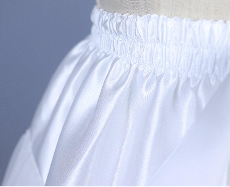 女性用伸縮性ウエストスカート,プリンセスダンススカート,ふわふわふわふわ,55cm