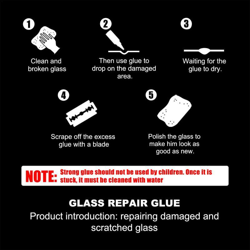 Kit de reparación de parabrisas de coche, juego de reparación de vidrio de Chip de grietas, relleno de reparación de vidrio de parabrisas, herramienta de pegamento DIY, fijación rápida para grietas de Chips