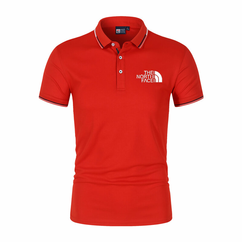 Fashion Brand Summer New Men's Polo Shirt with High Quality Polo Collar Short Sleeve Casual Printing Business Fashion Polo Shirt