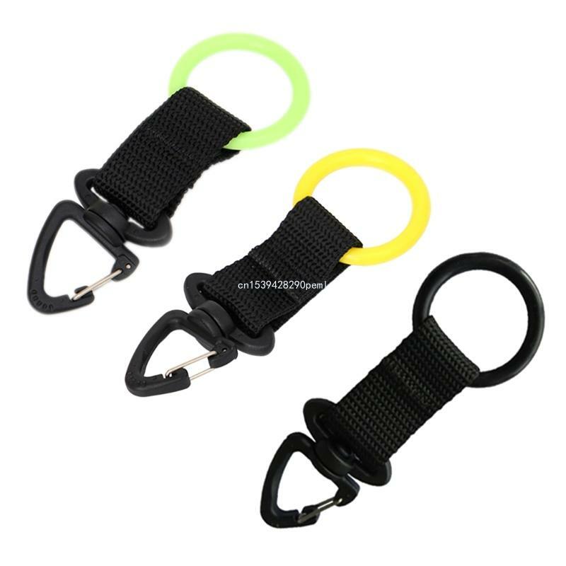 Diving Mouthpiece Holder Keeper for Second Stage Regulator Octopus Retainers Clip with Webbing & Clip Hook