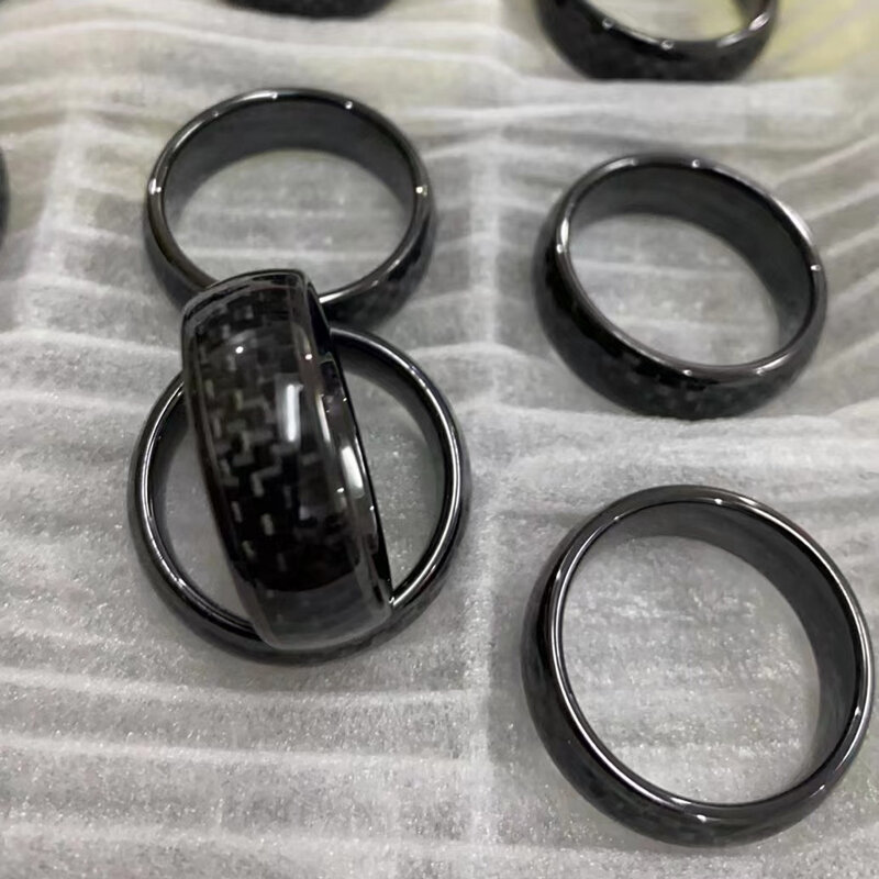 Cincin Kustom RFID NFC jari Keramik dapat diprogram cerdas modis
