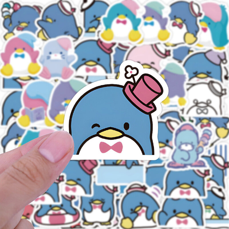 10/30/60 buah stiker grafiti Anime TuxedoSam kartun lucu untuk mainan anak-anak stiker alat tulis Album telepon Scrapbook Laptop lucu