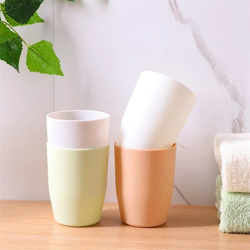 휴대용 커플 칫솔 구강 세척 컵, 플라스틱 가정 호텔 칫솔 거치대, 욕실 액세서리, 구강 세척 보관 컵
