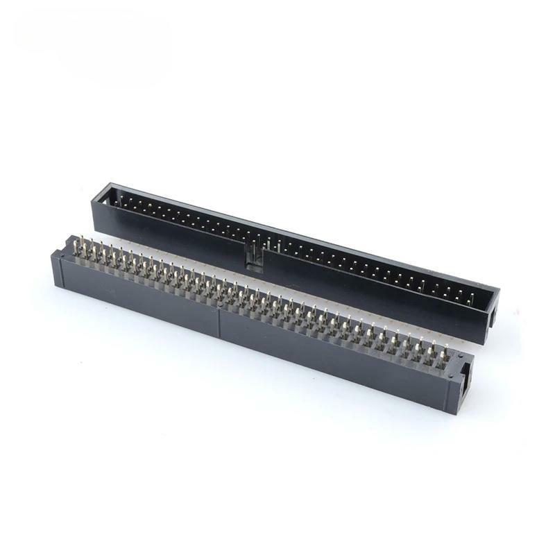 간단한 암소 뿔 소켓, 2.0mm 스트레이트 핀, DC3-8, 10, 16, 20, 26, 30, 34, 40, 44, 50, 60P