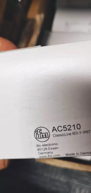 IFM AC5210 AC5235, 신제품 및 오리지널