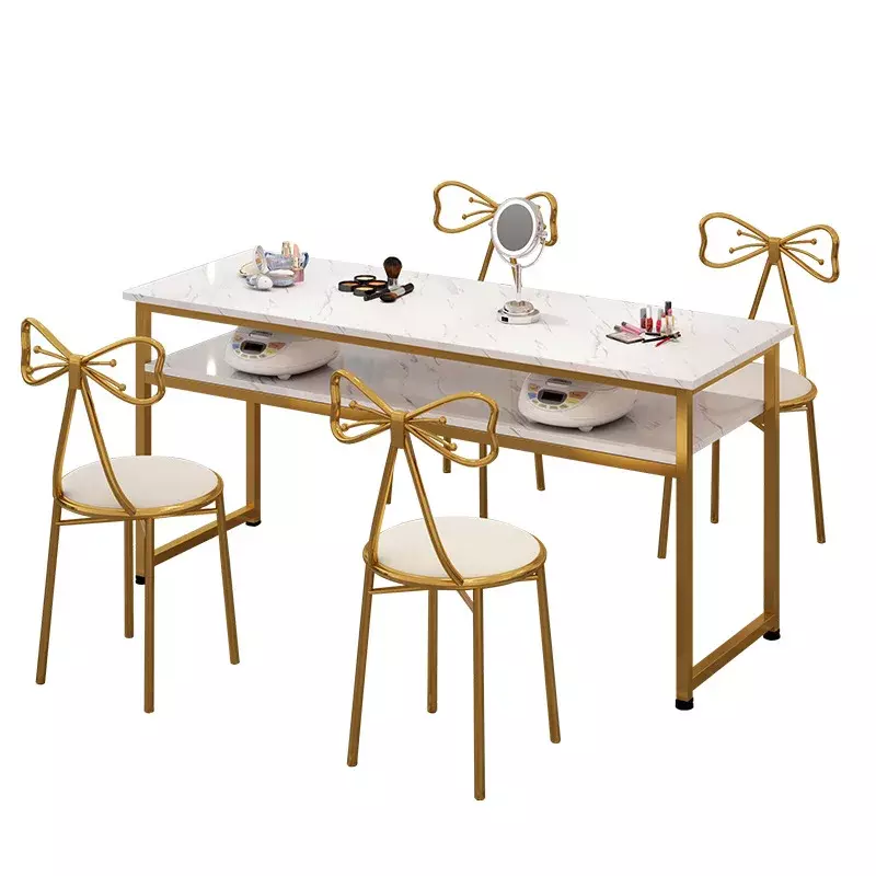 プロの大理石パターンのネイルテーブル,マニキュアテーブル,美容院,コーヒーテーブル,ランジェリー家具,特別な経済