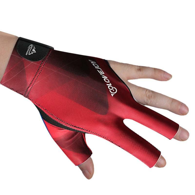 Guantes de billar profesionales antideslizantes, guantes de billar abiertos de 3 dedos, guantes de billar de alta calidad