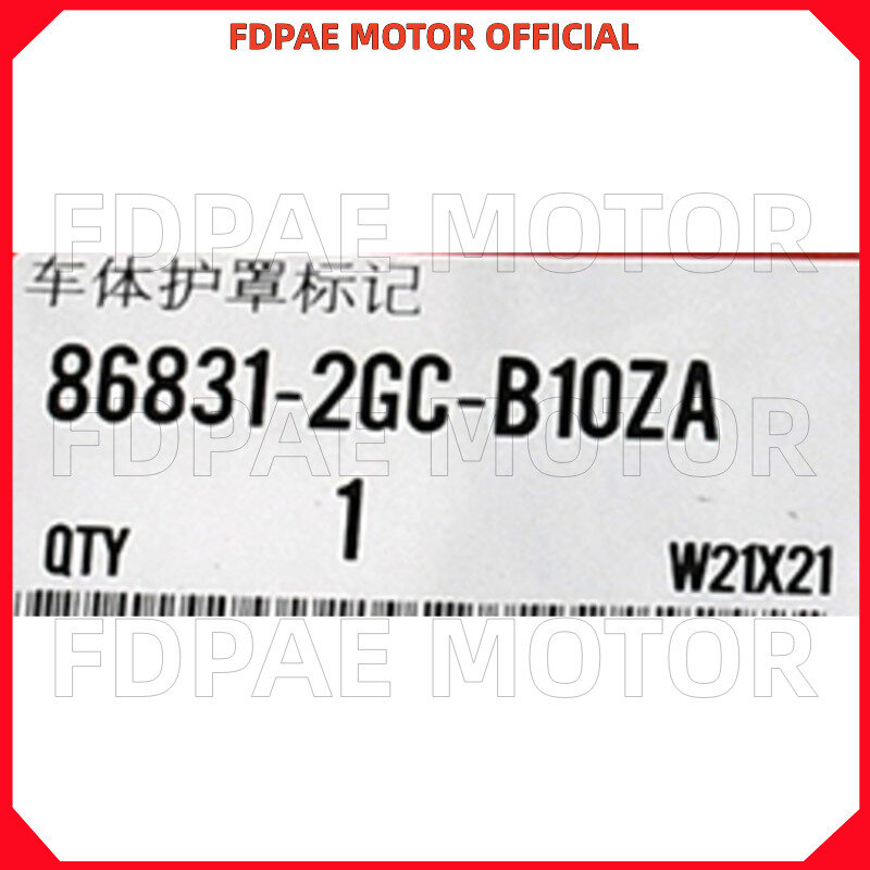Adesivo para Wuyang Honda, capa do corpo, guarda decalque, Wh125t-9c