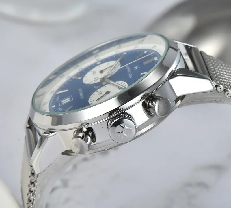 Orologio al quarzo HAMILTON per uomo Top Luxury cinturino in pelle cronografo sportivo orologio da polso da uomo Business luminoso orologio maschile di moda