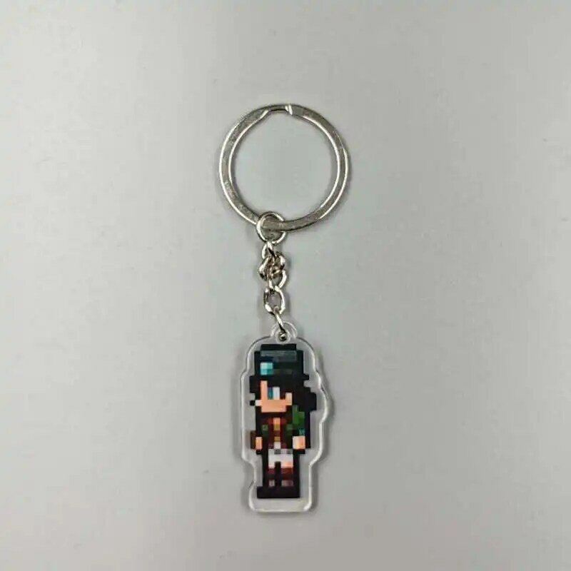 2024 Anime Schlüssel bund Terraria Spiel Schlüssel anhänger Spaß zurück zur Schule Geschenk Pixel Schlüssel ring Anhänger süße Dinge billiges Geschenk für besten Freund