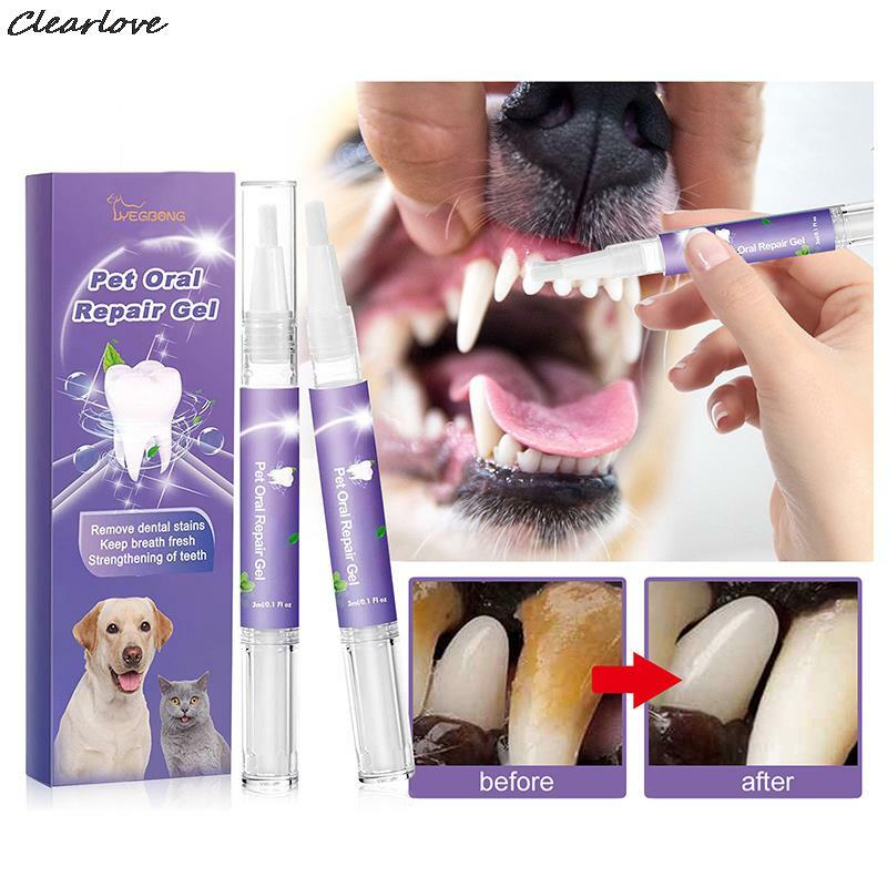 Средство для чистки зубов домашних животных, подходит для собак и кошек, удаление плохого дыхания, уход за полостью рта домашних животных