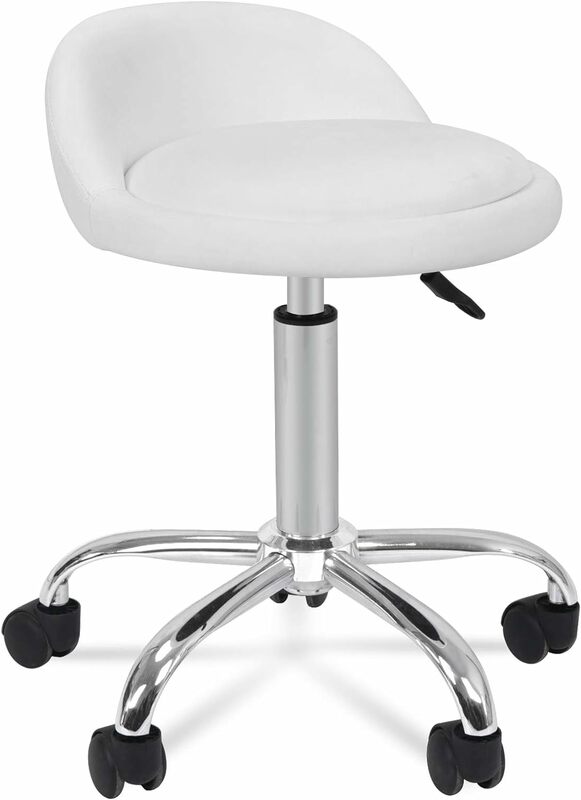 Profesjonalny regulowany okrągły stołek hydrauliczny do salonu krzesło obrotowe do masażu tatuażu Spa dla twarzy krzesło stołek