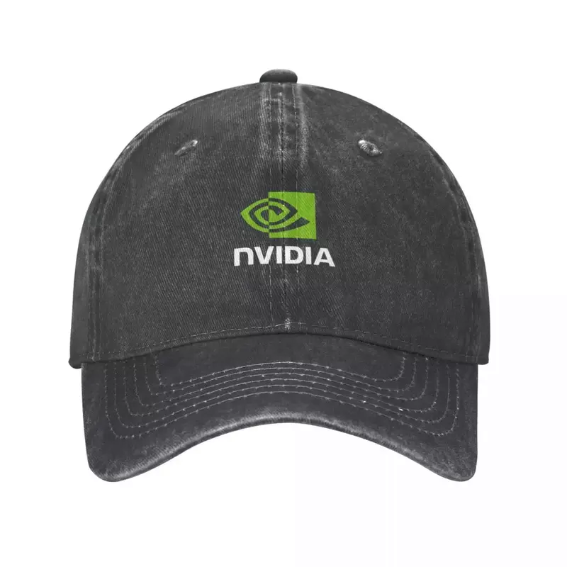 Nvidia-Chapeau de cowboy noir pour hommes et femmes, chapeau de randonnée, protection solaire UV, chapeau de tennis