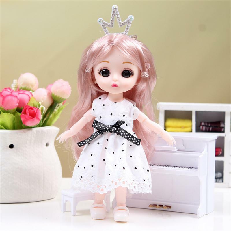 27 Models Sweet Lolita Doll Jointed Dolls Cute Princess Doll Children's Toys Girls Birthday Gifts 17cm DIY Dress Up Toy Dolls